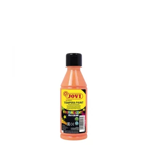 Gouache liquide orange phosphorescente de 250 ml Jovi
