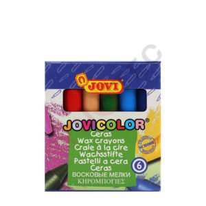 Crayons à la cire de 6 couleurs Jovi