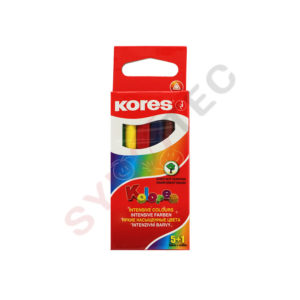 Crayons de 6 couleurs Kores