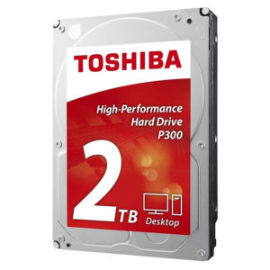 Disque Dur interne 3.5" TOSHIBA P300 2 TO (HDWD220UZSVA)