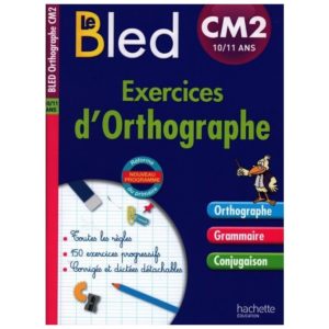bled exercices d 'orthographe cm2 001