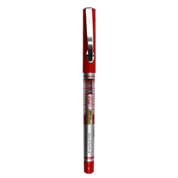 Stylo à bille rouge Flair Silkina