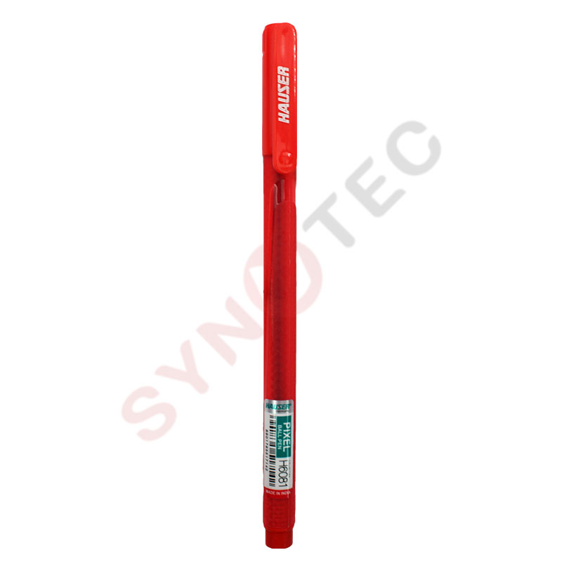 Stylo à bille rouge Hauser Pixel - SYNOTEC