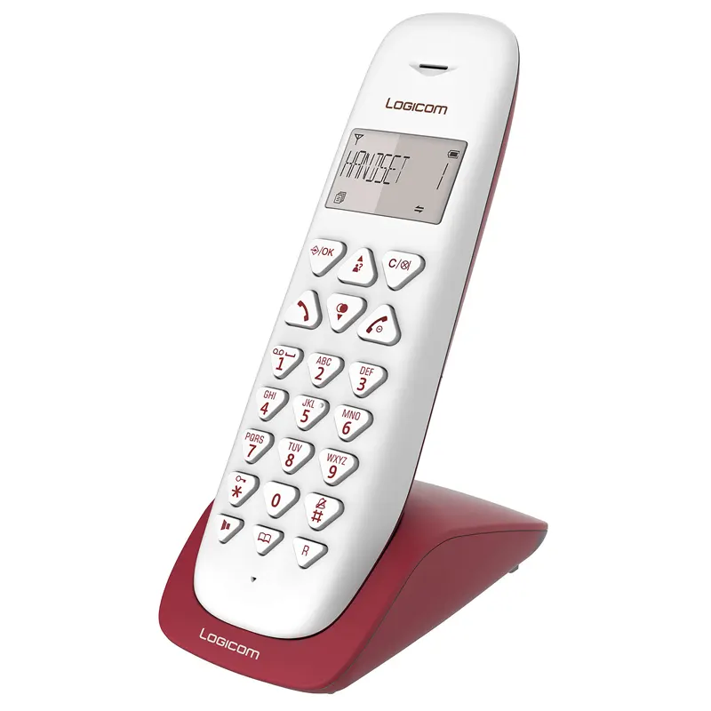Téléphone Sans Fil LOGICOM VEGA 150 Framboise