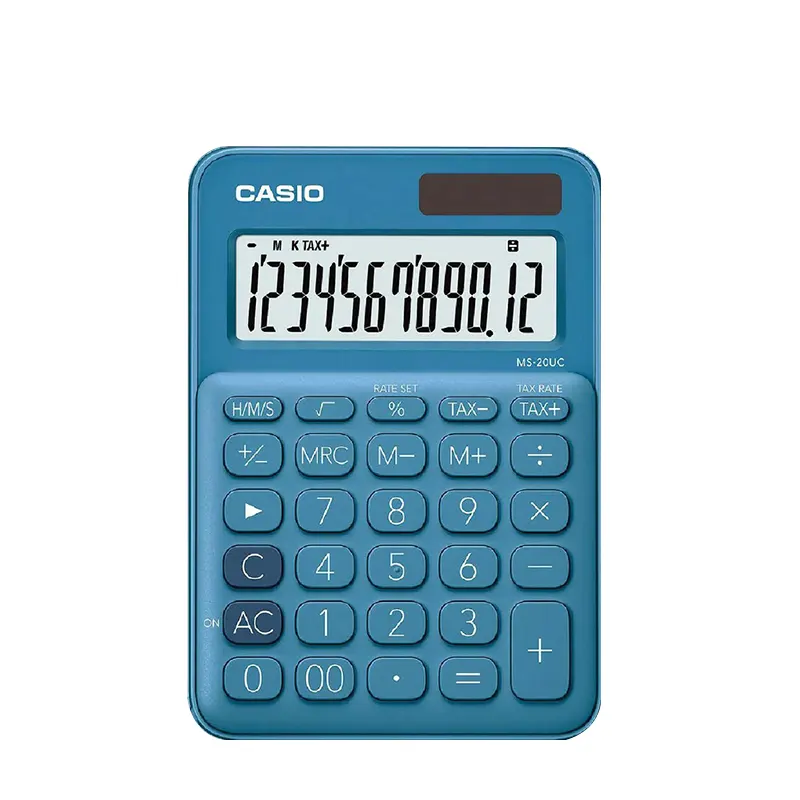 Calculatrice de bureau CASIO MS-20UC-BU