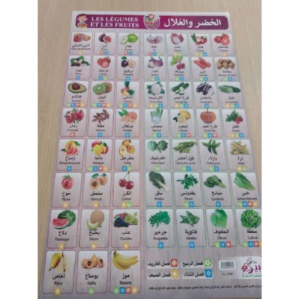les fruits et les légumes - الخضر و الغلال