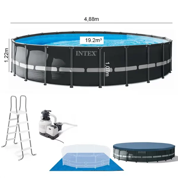 Piscine Intex XTR Frame Pool #26326NP avec accessoires