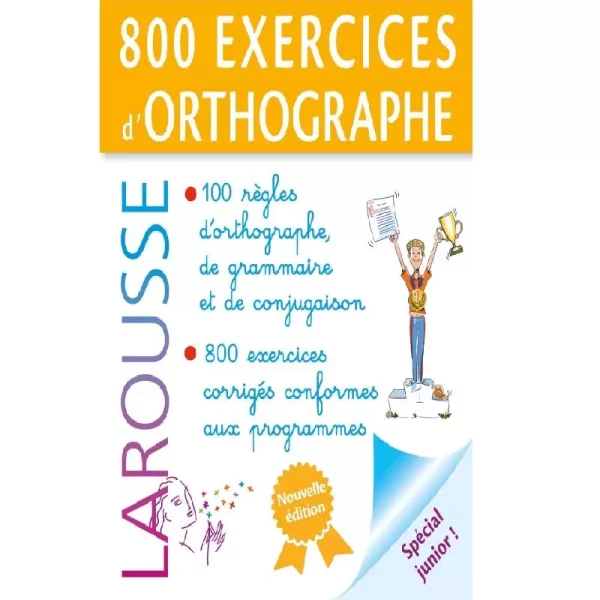 800 exercices d'orthographe Livres-synotec