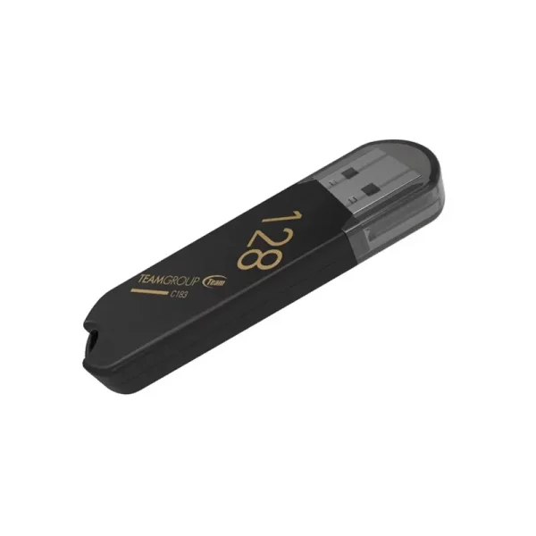 Clé USB TEAM GROUP C183 128G USB3.2 Noir (TC1833128GB01)