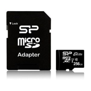 CARTE MEMOIRE MICRO SDXC 256GB+ADAPTATEUR SILICON POWER CLASS 10 (SP256GBSTXBU1V10SP)