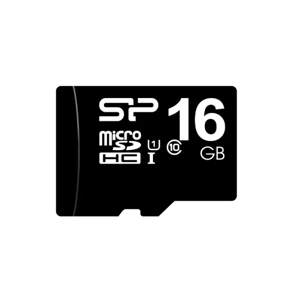 Carte mémoire micro SDHC 16GO + Adaptateur SILICON POWER (SP016GBSTH010V10SP)