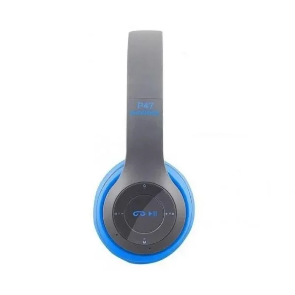 Casque Bluetooth Sans Fil P47 Bleu