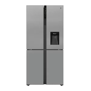 Réfrigérateur HOOVER 432L No Frost Side by Side Avec Fontaine INOX (HSC818EXWD)