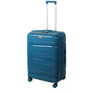 Valise incassable bleu turquoise MM avec roues démontables Titou
