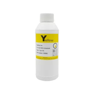 Bouteille D'encre Universelle Adaptable 500ml Yellow