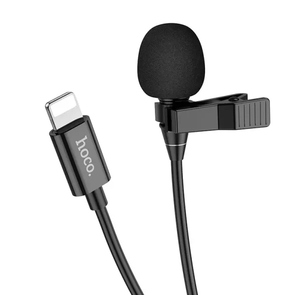 Microphone Cravate HOCO IPhone L14 Black