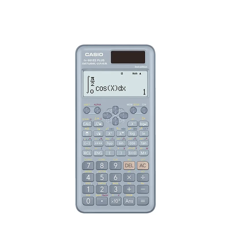 Petite calculatrice noire bureau scolaire sans pile