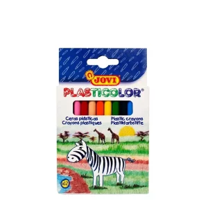 Crayons à la cire de 12 couleurs Jovi Plasticolor