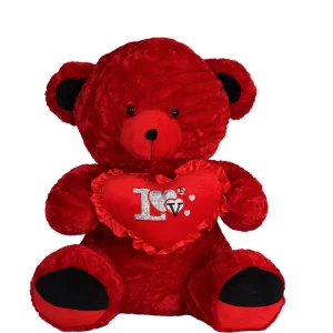 Peluche ours rouge 100 cm