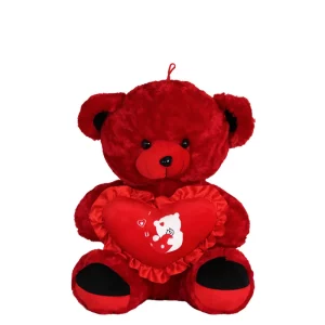 Peluche ours rouge 70 cm
