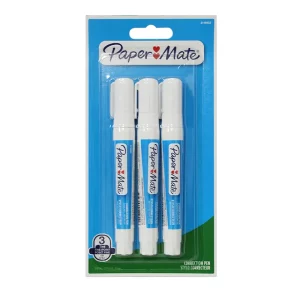 Pack de 3 correcteurs stylos 7ml Paper Mate