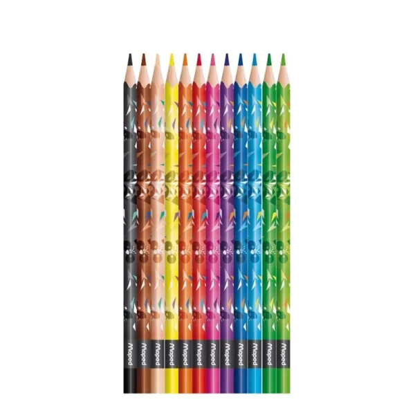 Crayons de 12 couleurs Maped Mini Cute