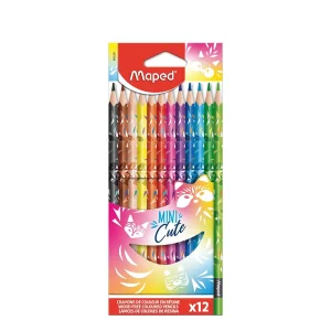 Crayons de 12 couleurs Maped Mini Cute