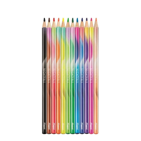 Crayons de 12 couleurs Maped Nightfall