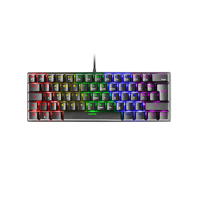 Clavier Mécanique MARS Red Switch Gaming Noir (MK60) - SYNOTEC