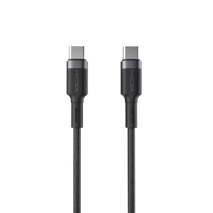Cable MIQIA 1M PD60W Type C to Type C Black (MC31)