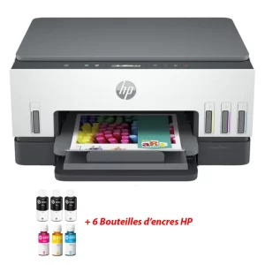 Imprimante Jet d'encre All in one HP Smart Tank 670 Wi-Fi Blanc