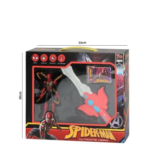 Figurine Spiderman avec accessoires