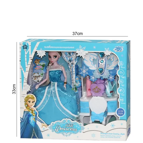 Coffret de poupée Frozen avec 9 accessoires