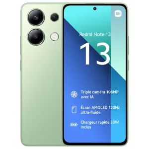Smartphone XIAOMI Redmi Note 13 Green 8Go 256Go