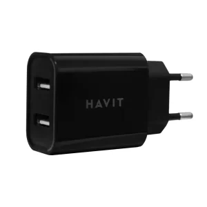 Chargeur HAVIT 2 USB Type-C 2.1A Black (ST902)