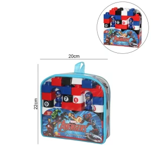 Mini sac à dos avec Lego de 29 pièces Avengers