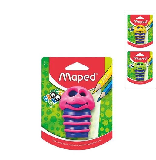 TAILLE CRAYON CROC CROC 2 TROUS BLS 001700 MAPED