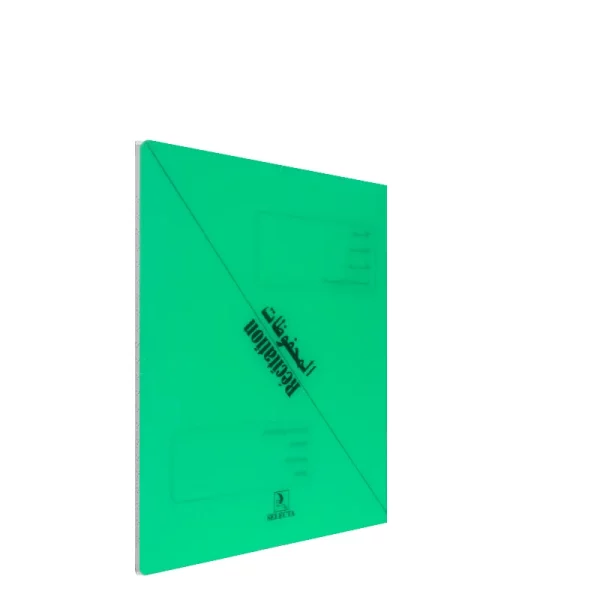 Cahier de récitation 52p seyès Selecta vert