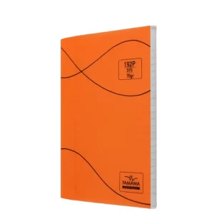 Cahier piqûre GM 192p seyès Yamama orange
