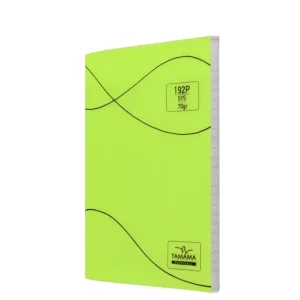 Cahier piqûre GM 192p seyès Yamama vert