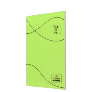 Cahier piqûre GM 96p seyès Yamama vert