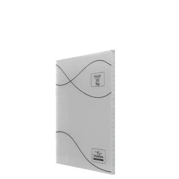 Cahier piqûre PM 192p seyès Yamama transparent