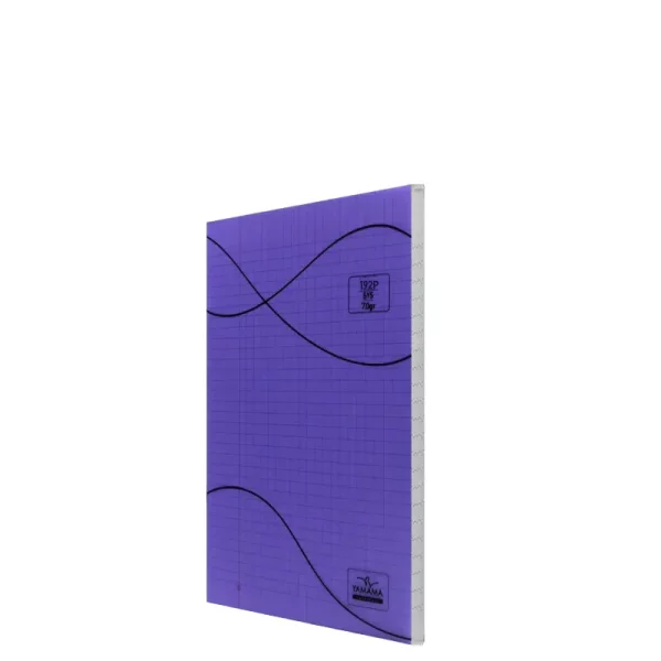 Cahier piqûre PM 192p seyès Yamama violet