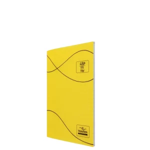 Cahier piqûre PM 48p seyès Yamama jaune