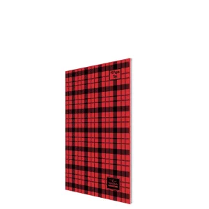 Cahier piqûre PM 48p seyès Yamama rouge à carreaux