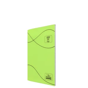 Cahier piqûre PM 48p seyès Yamama vert