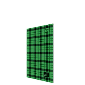 Cahier piqûre PM 48p seyès Yamama vert à carreaux