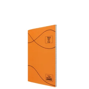 Cahier piqûre PM 96p seyès Yamama orange