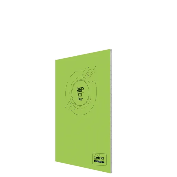 Cahier piqûre PM 96p seyès Yamama vert