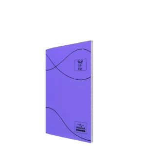 Cahier piqûre PM 96p seyès Yamama violet